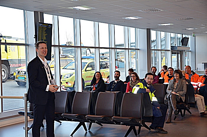 Bergen lufthavn Flesland , innvielse , ny fløy 2015