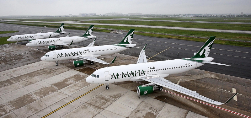 Al Maha Airways  first four Airbus A 320 (QA) 